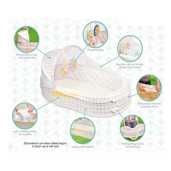 Portable Baby Travel Bassinet - Folable  Baby Sleeping Bad