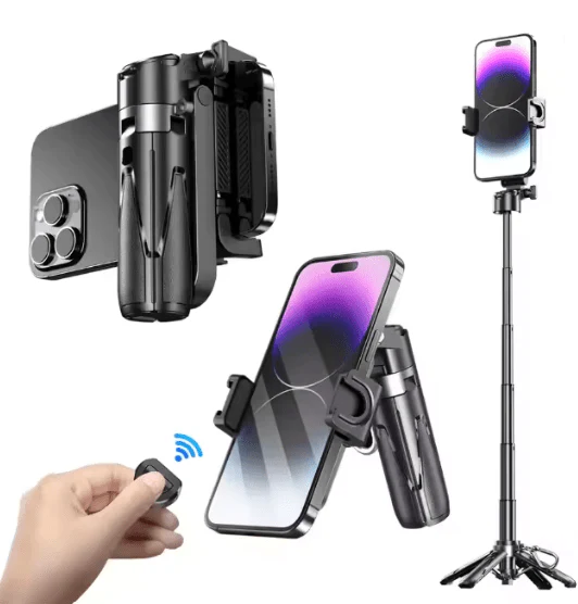 Mini Grip Quadripod - Porteble Phone & Camera Tripod