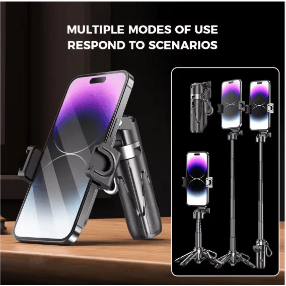 Mini Grip Quadripod - Porteble Phone & Camera Tripod