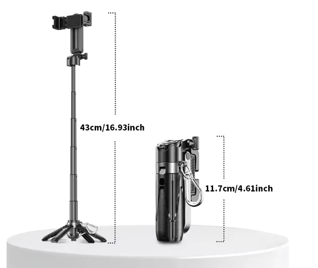 Mini Grip Quadripod - Porteble Phone & Camera Tripod