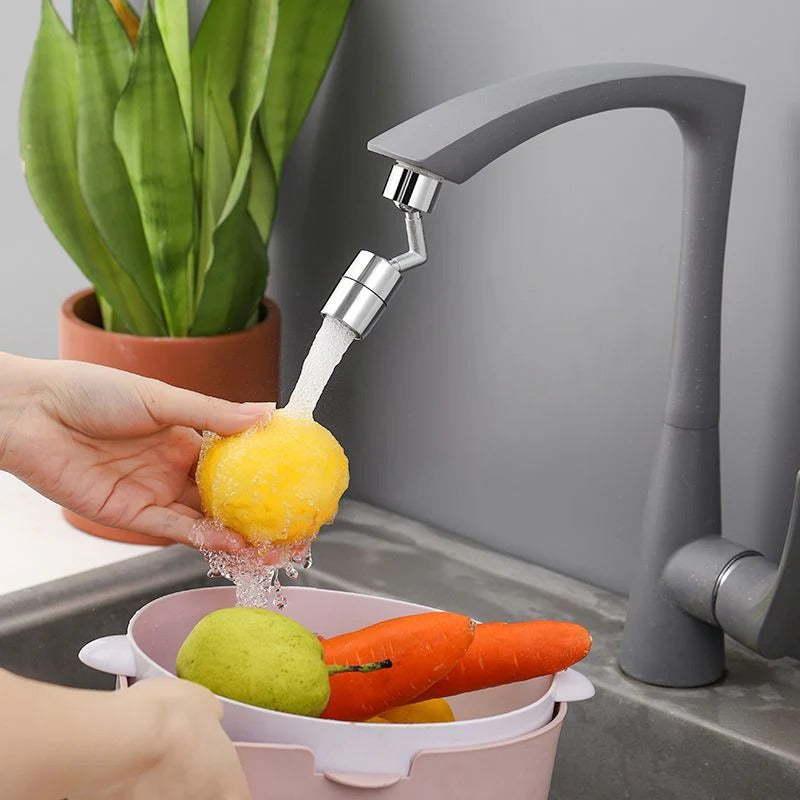 Splash-proof Outer Joint Swivel Faucet Extension - 360d
