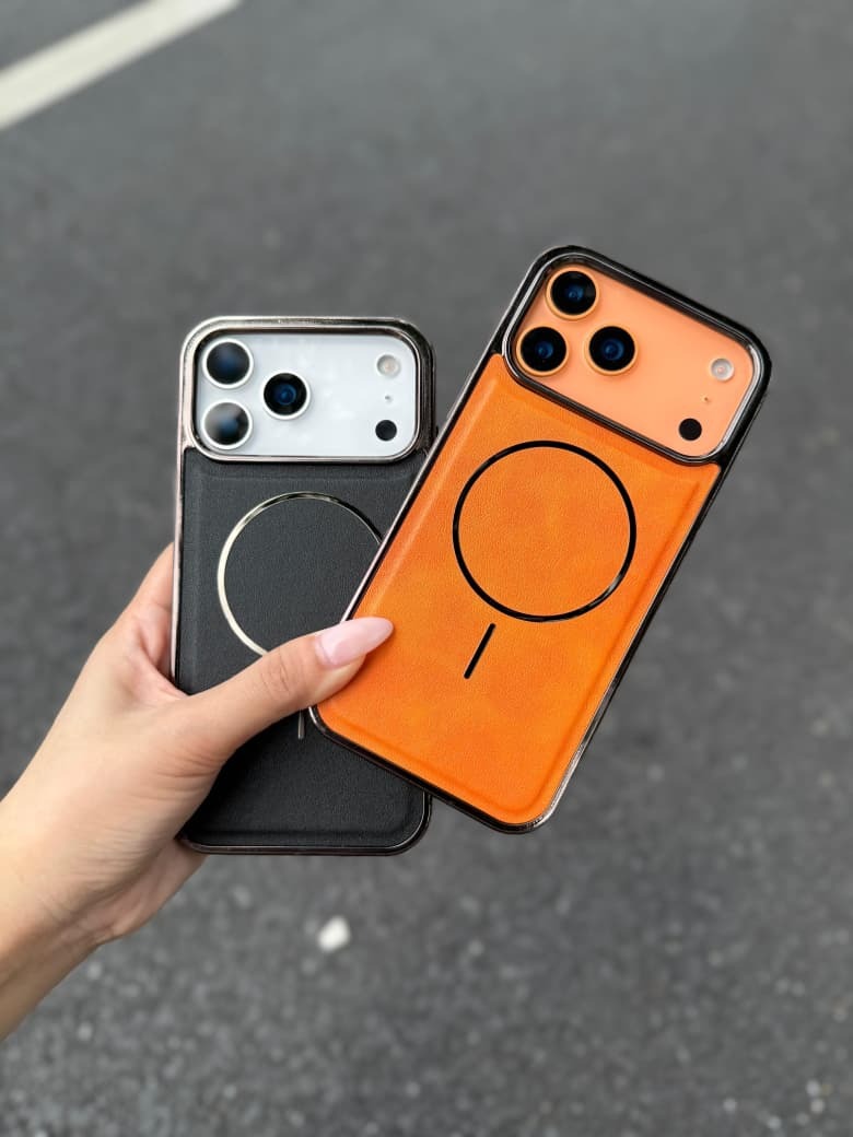 MaxWell Leather Magesafe iPhone Case - Premium Protective Cover