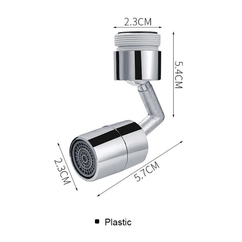 Splash-proof Outer Joint Swivel Faucet Extension - 360d