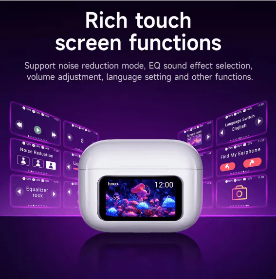 Hoco - Touch Screen BT Earbud (EW72) Limited Time Offer