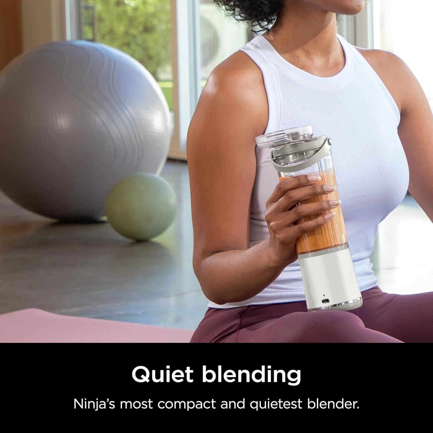 Ninja Blast Portable Blender - USB Rechargeable S moothie Maker (400ml)